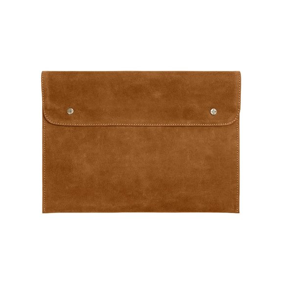 DRAKENSBERG laptop sleeve Jonah 13" cognac brownhandmade notebook bag
